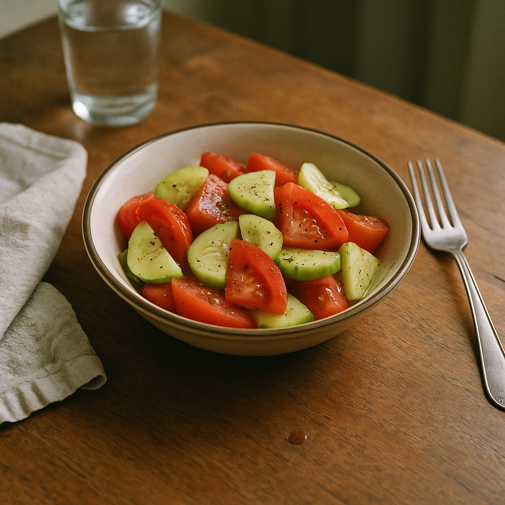 Cucumber and Tomato Salad